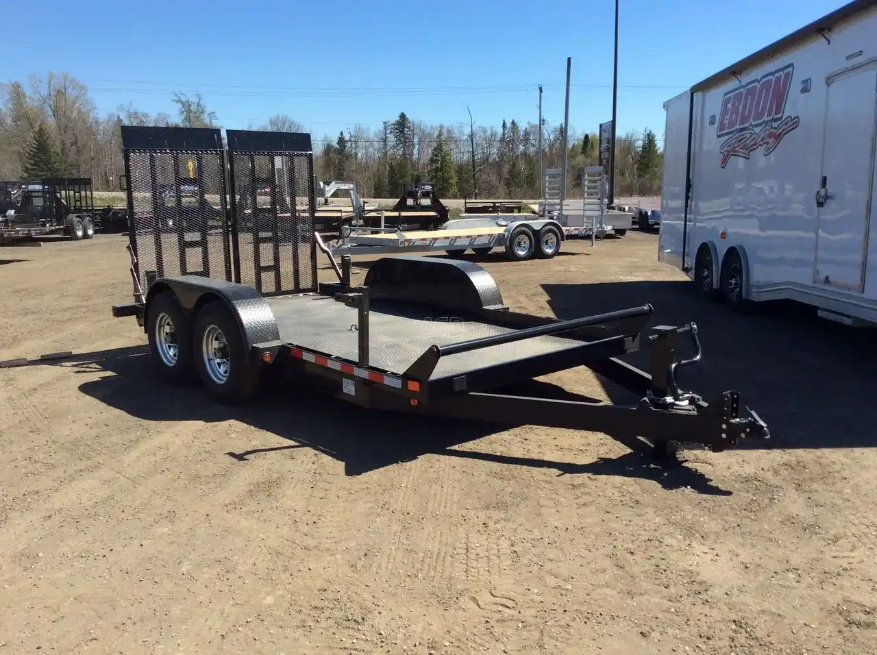 Gallery image 1 for New 2025 Canada Trailers 80X14 7 TON SCISSOR LIFT Trailer - Step Deck