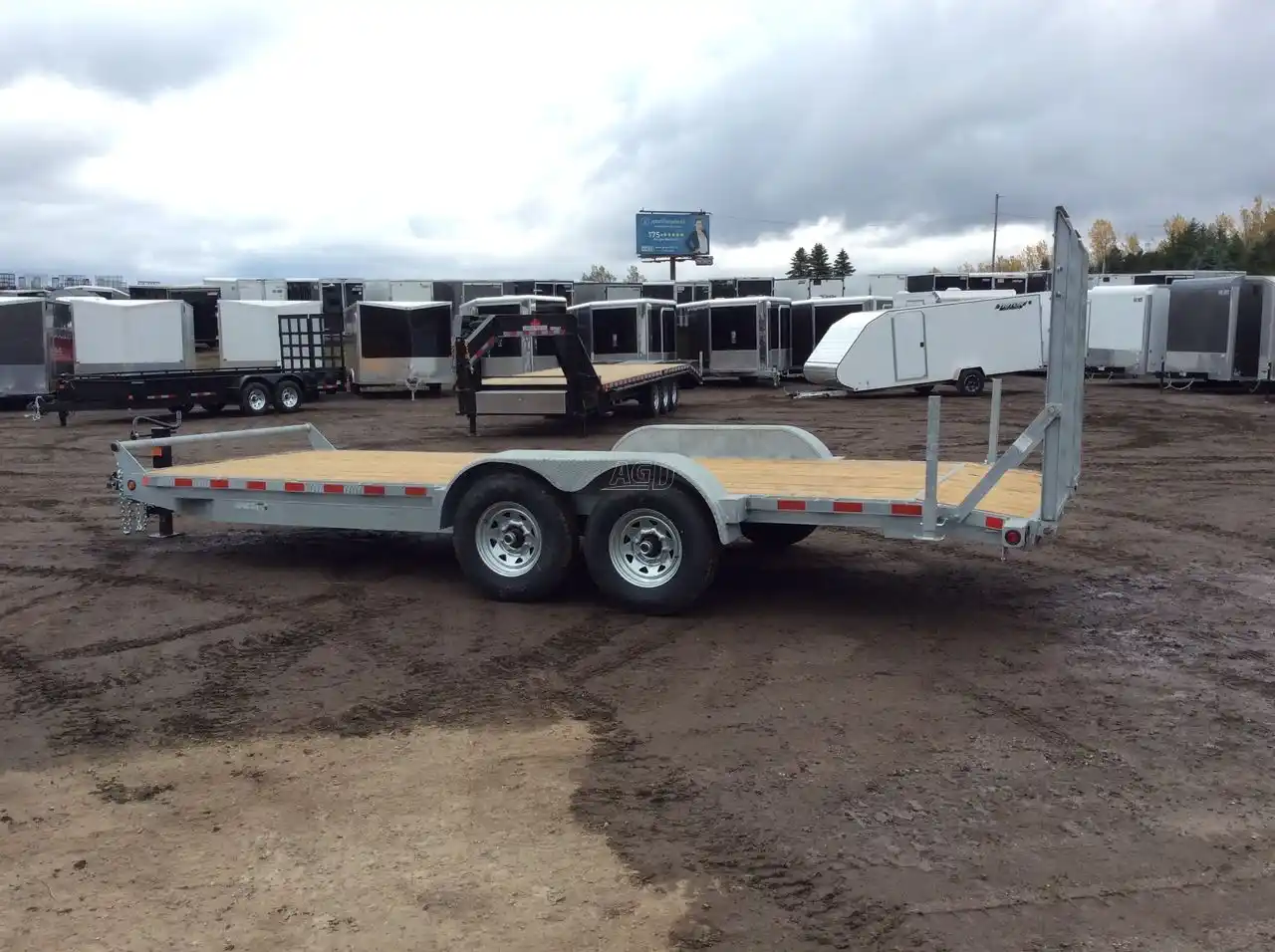 Gallery image 2 for New 2026 Canada Trailers 82X20 7 TON GALVANIZED Trailer - Step Deck
