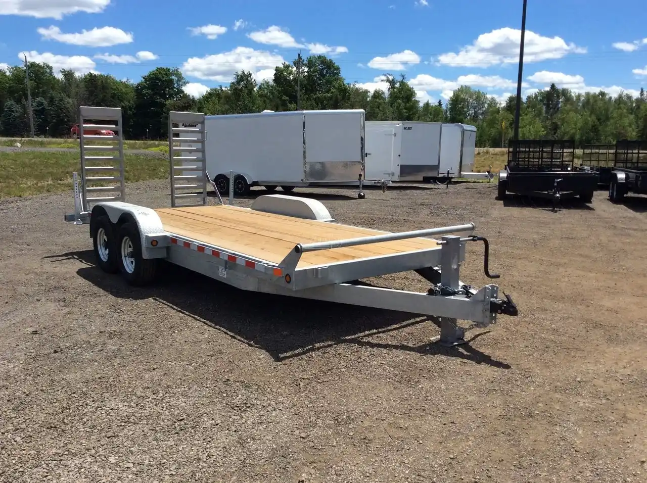 Gallery image 1 for New 2025 Canada Trailers 83X18 5 TON GALVANIZED Trailer - Step Deck