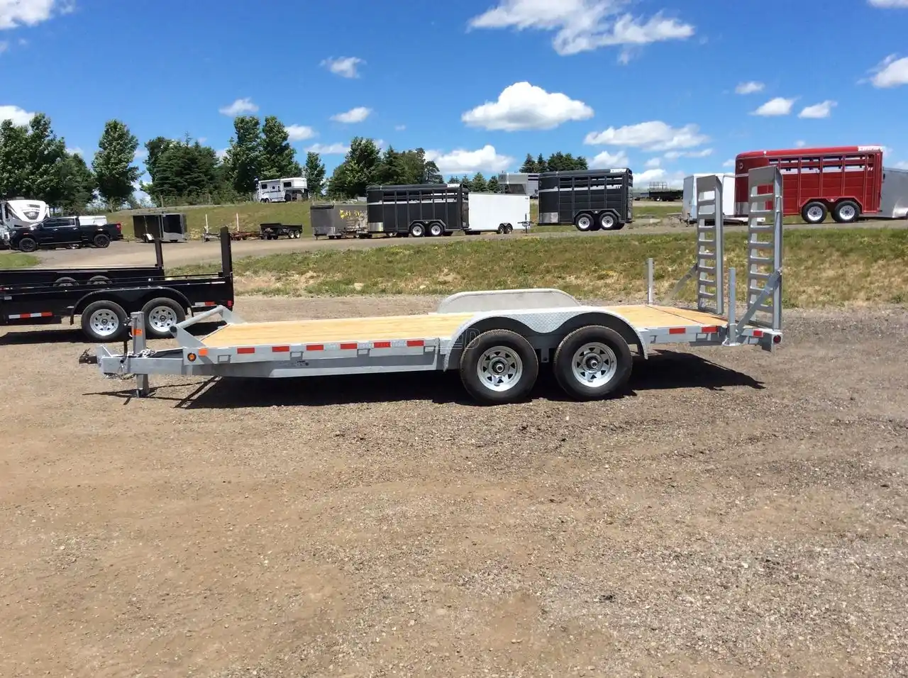 Gallery image 2 for New 2025 Canada Trailers 83X18 5 TON GALVANIZED Trailer - Step Deck