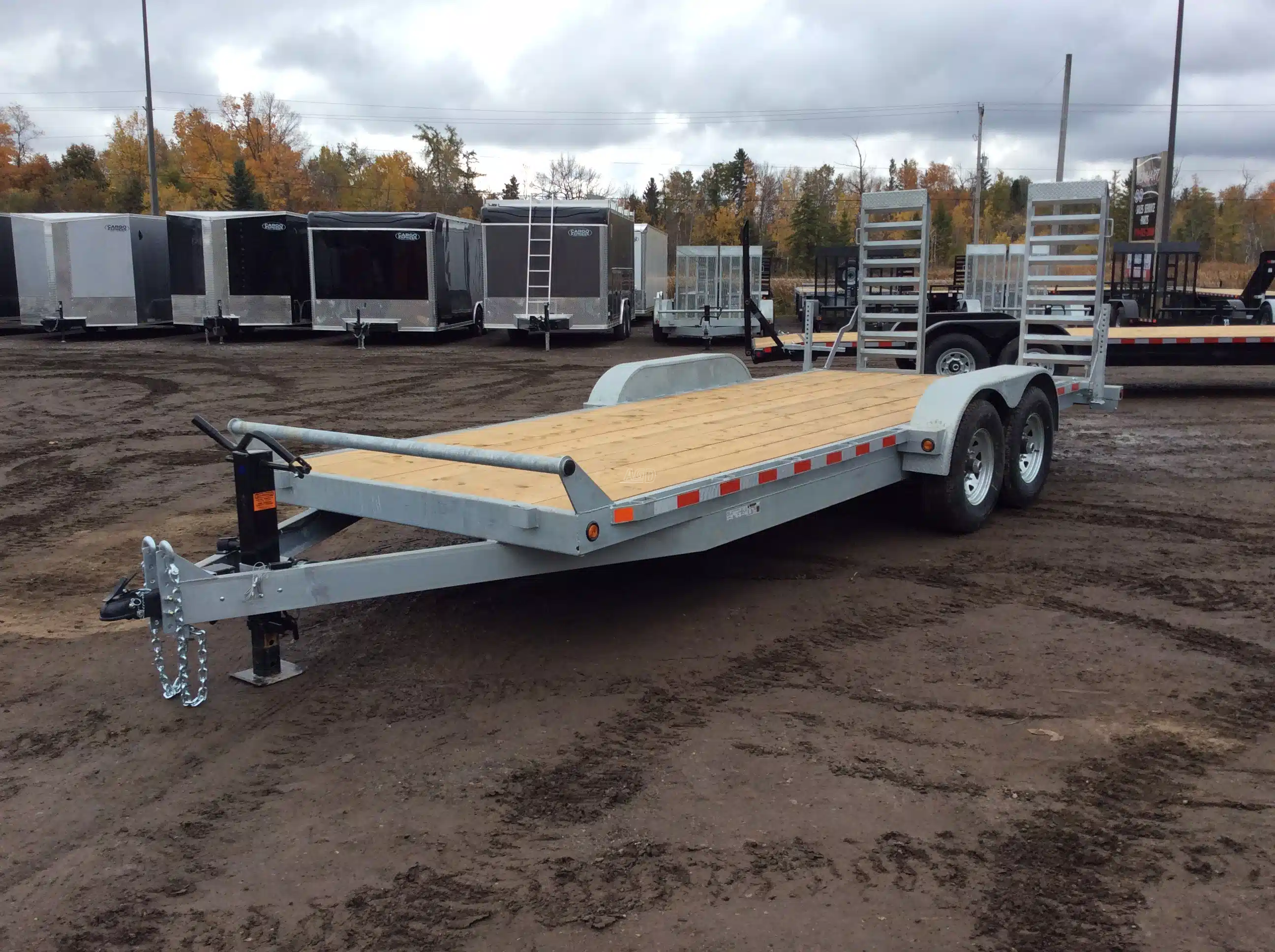 Gallery image 1 for New 2026 Canada Trailers 82X20 7 TON GALVANIZED Trailer - Flat Deck