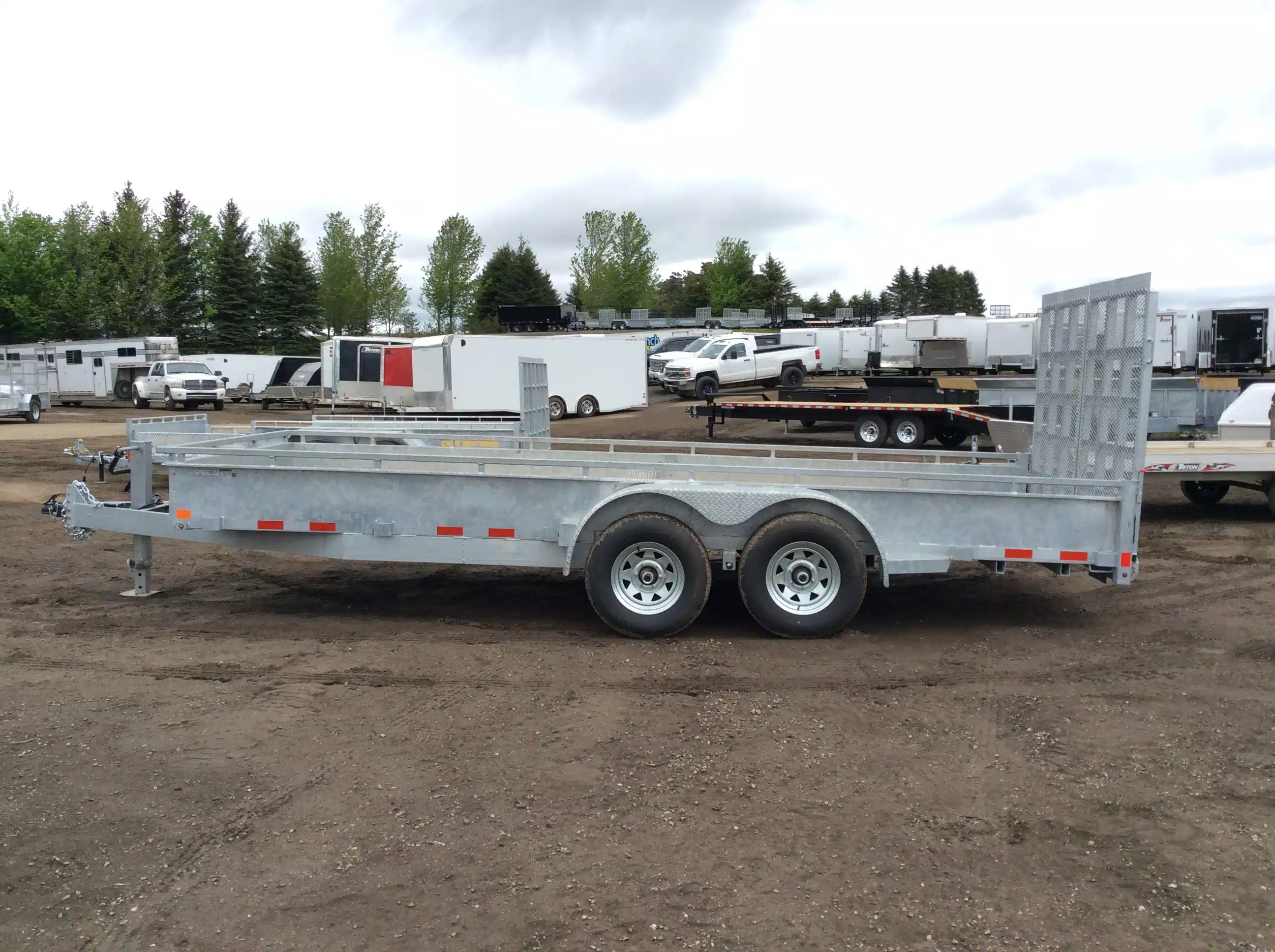 Gallery image 2 for 2026 Canada Trailers 82X18 5 TON GALVANIZED Trailer - Utility