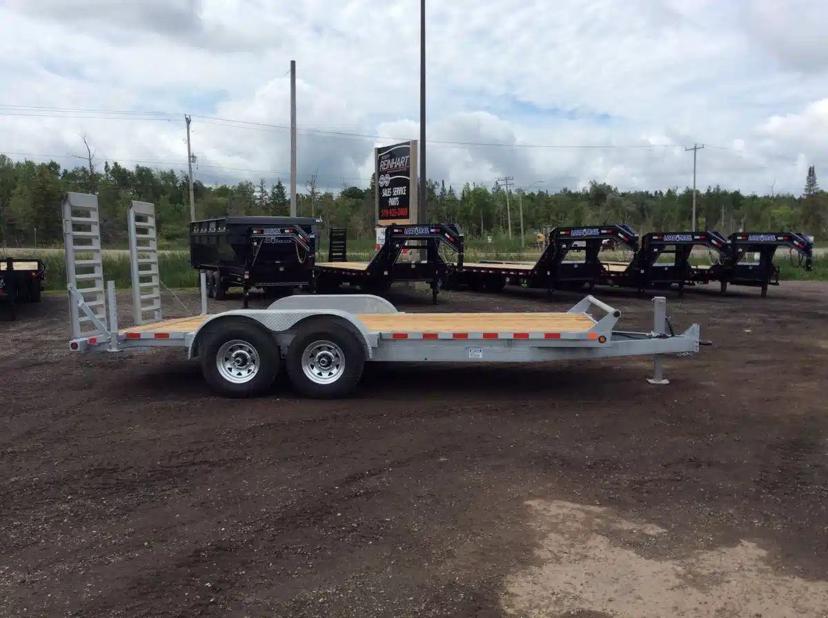 Gallery image 2 for New 2026 Canada Trailers 82X18 7 TON GALVANIZED Trailer - Step Deck