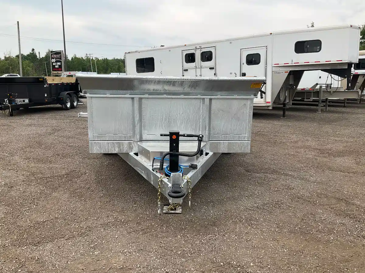 Gallery image 2 for New 2025 Canada Trailers 83X14 7 TON GALVANIZED Trailer - Dump