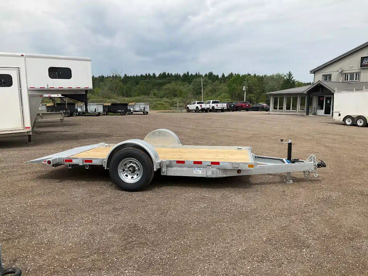 Gallery image 2 for 2027 Canada Trailers 6X14 GALVANIZED Trailer - Tilt Deck
