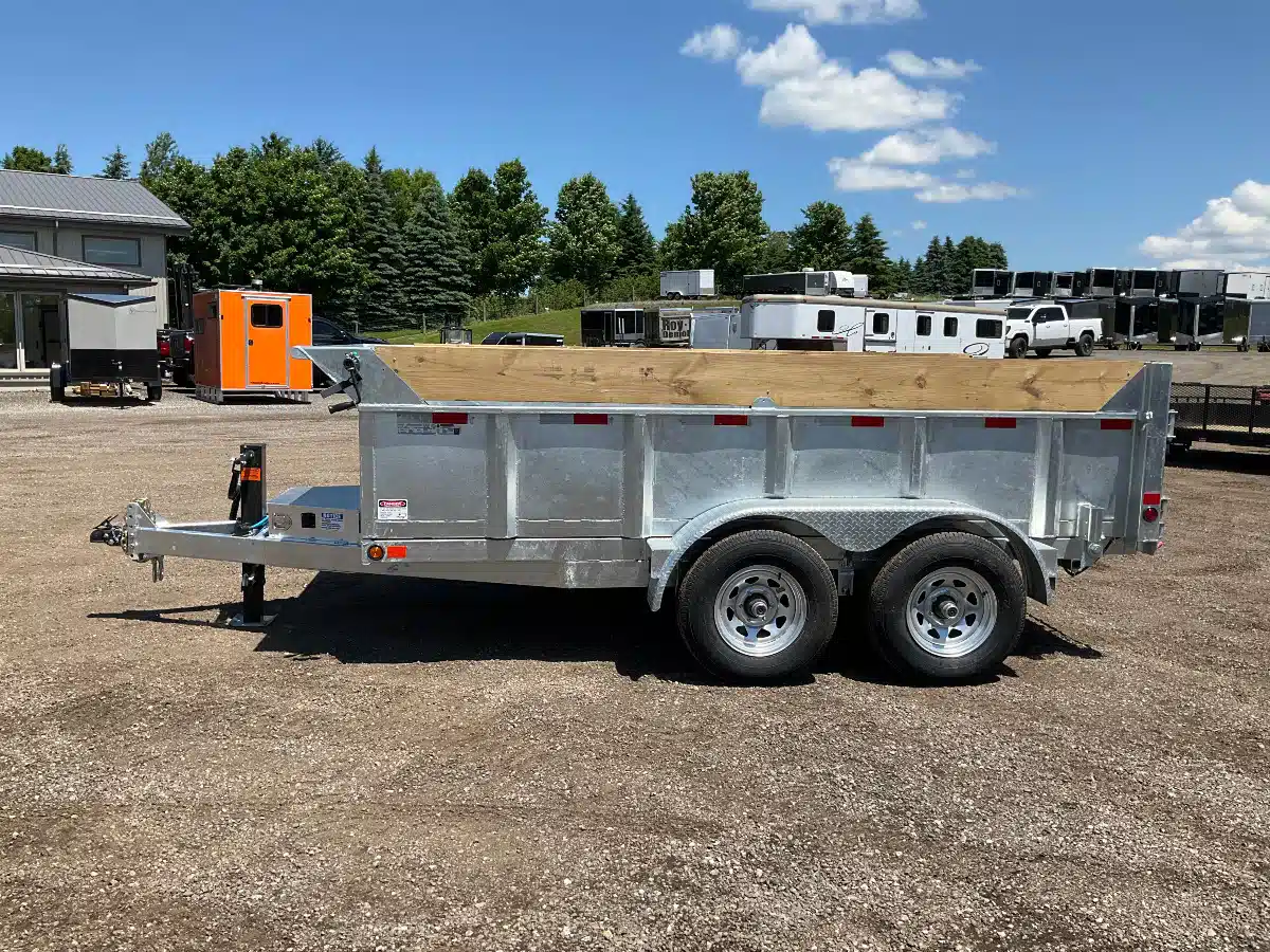 Gallery image 2 for 2026 Canada Trailers 6X12 5 TON GALVANIZED Trailer - Dump