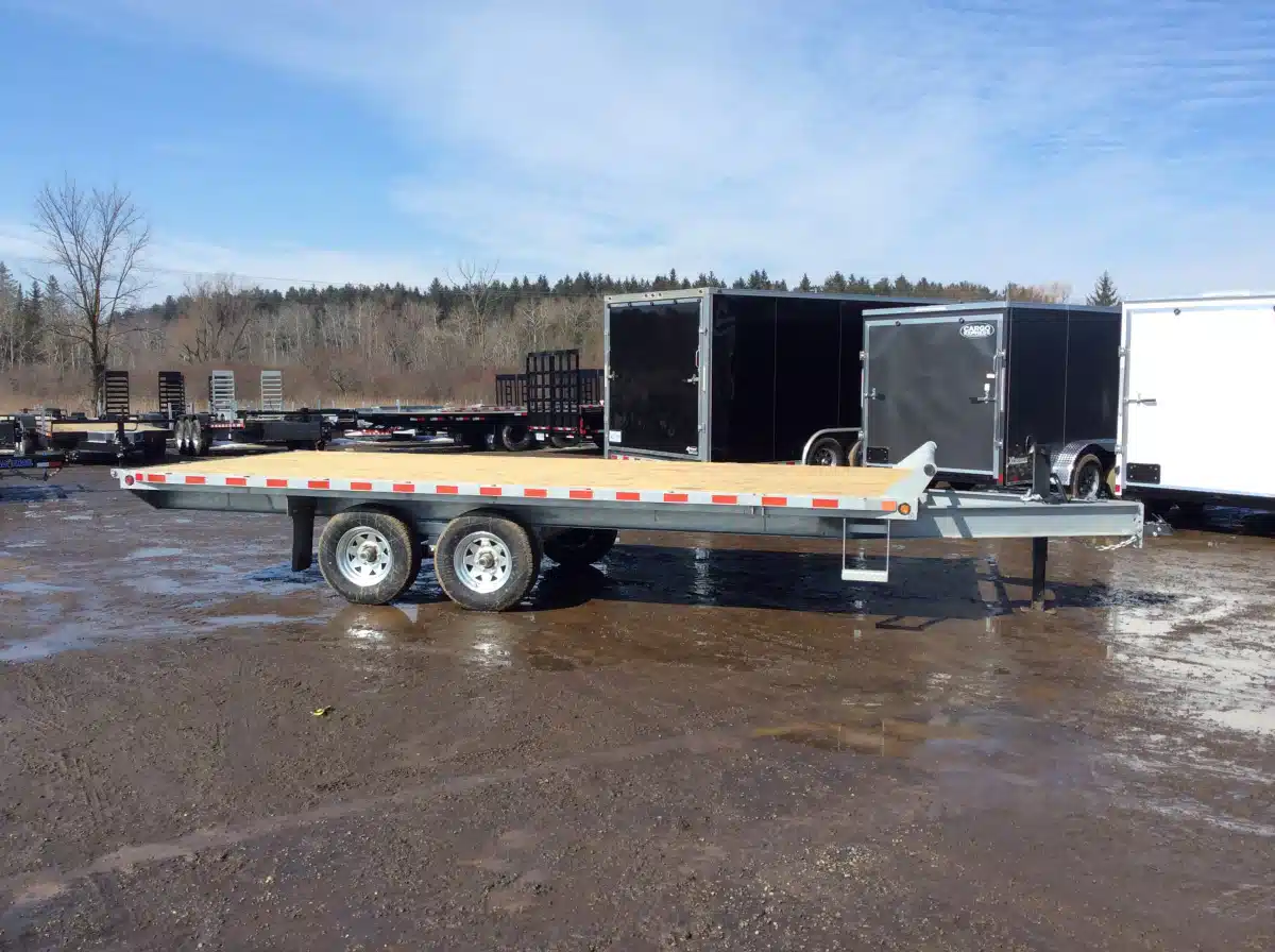 Gallery image 2 for New 2026 Canada Trailers 8.5X18 5 TON GALVANIZED DECKOVER Trailer - Flat Deck