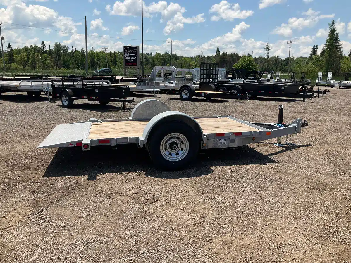 Gallery image 2 for New 2026 Canada Trailers 6X12 GALVANIZED Trailer - Tilt Deck