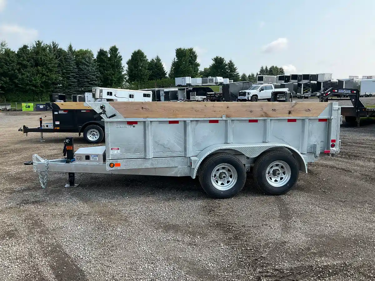 Gallery image 2 for New 2026 Canada Trailers 6X12 5 TON GALVANIZED Trailer - Dump