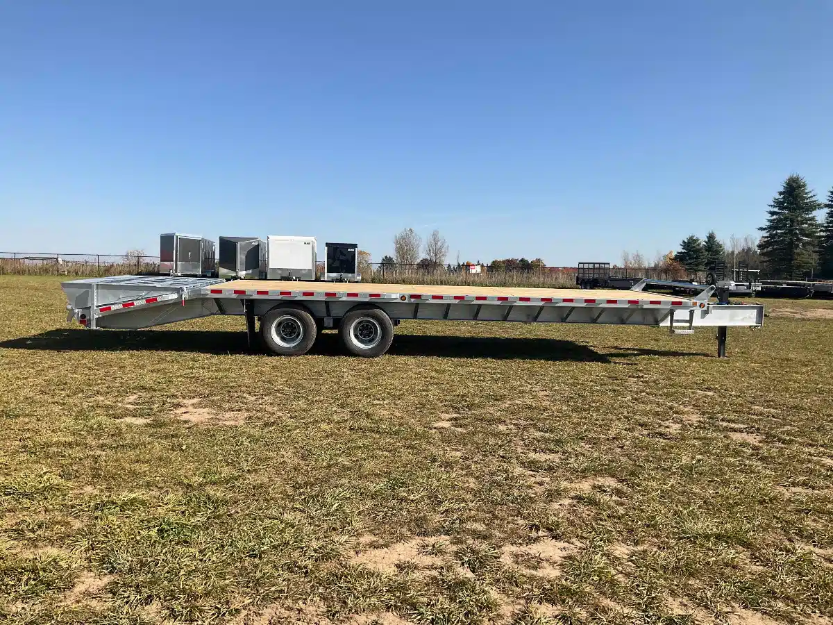 Gallery image 2 for New 2025 Canada Trailers 8.5X28 12 TON GALVANIZED DECKOVER Trailer - Flat Deck