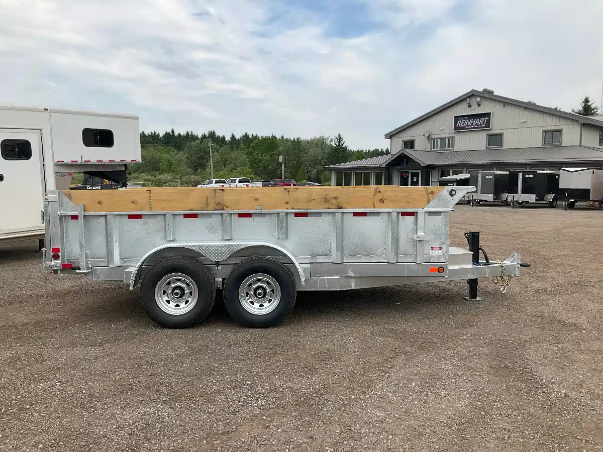 Gallery image 2 for New 2026 Canada Trailers 84x14 7 Ton Galvanized Dump Trailer Trailer - Dump