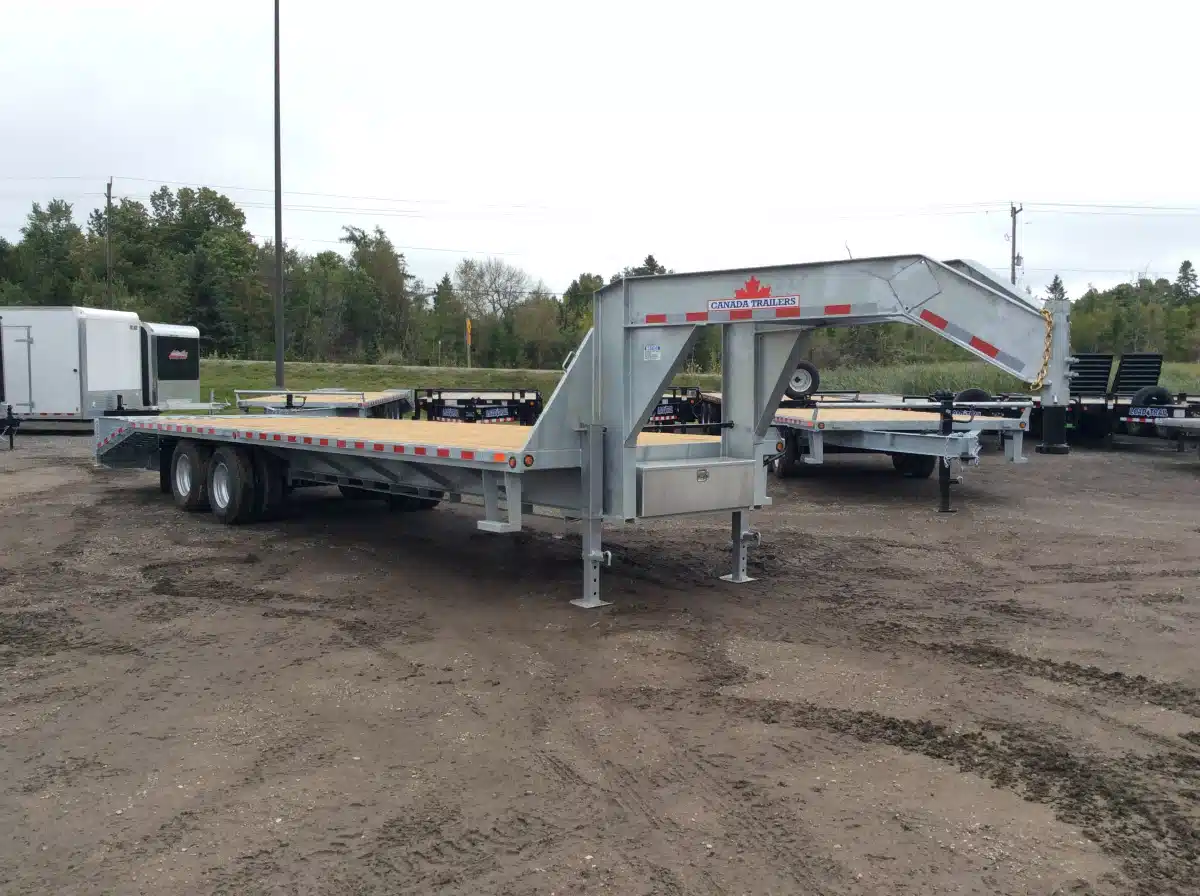 Image pour Neuf 2025 Canada Trailers 8.5x30 12 Ton Galvanized Gooseneck Trailer