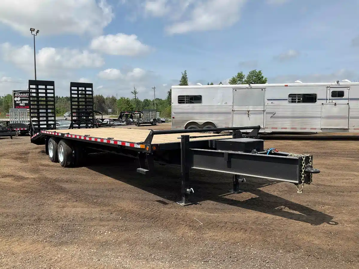 Gallery image 1 for New 2026 Canada Trailers 8.5X28 15 TON DECKOVER Trailer - Flat Deck