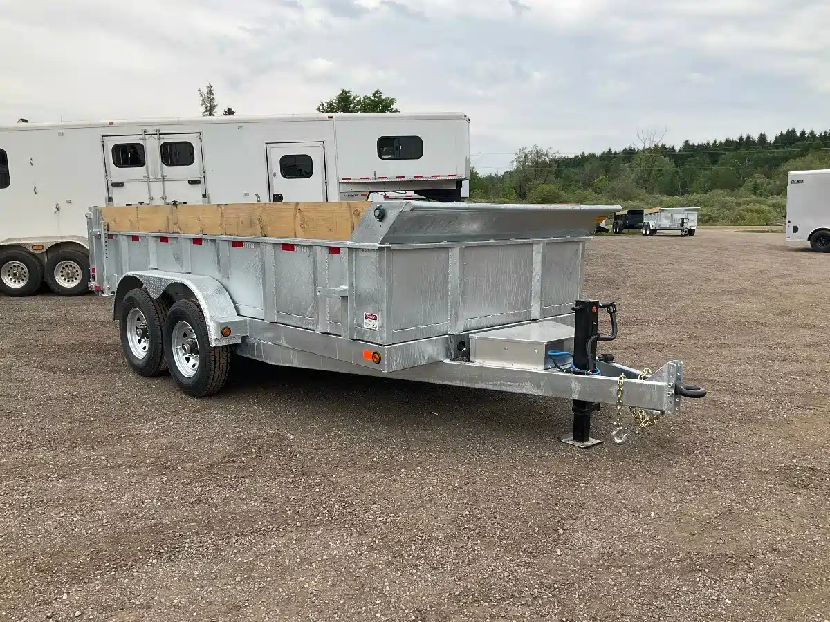 Gallery image 1 for New 2026 Canada Trailers 83X14 7 TON GALVANIZED Trailer - Dump