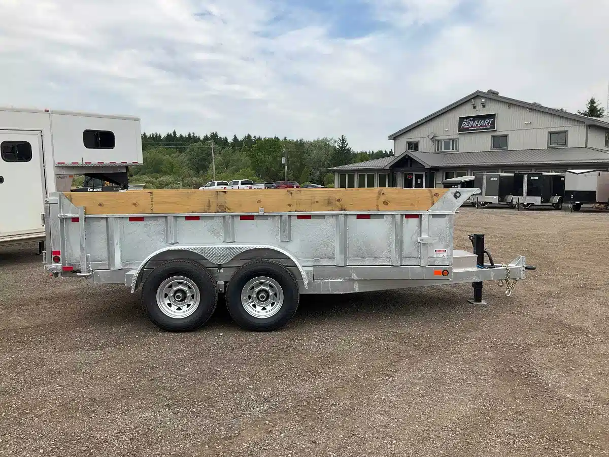 Gallery image 2 for New 2026 Canada Trailers 83X14 7 TON GALVANIZED Trailer - Dump