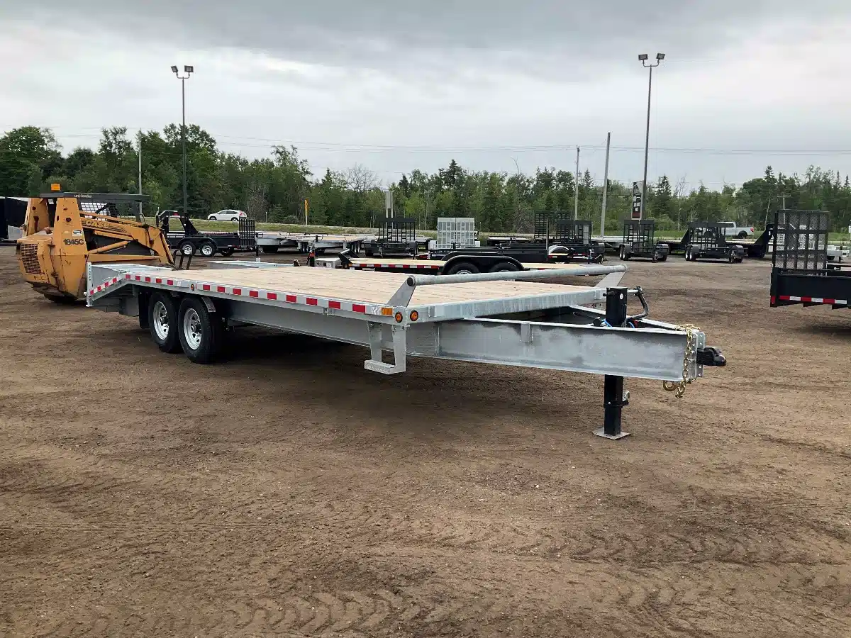 Gallery image 1 for New 2026 Canada Trailers 8.5X22 7 TON GALVANIZED Trailer - Flat Deck