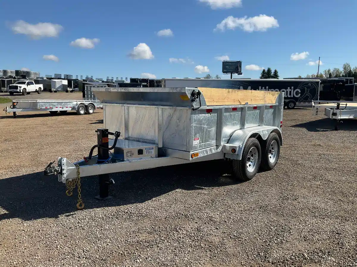 Gallery image 1 for New 2026 Canada Trailers 6X10 5 TON GALVANIZED Trailer - Dump