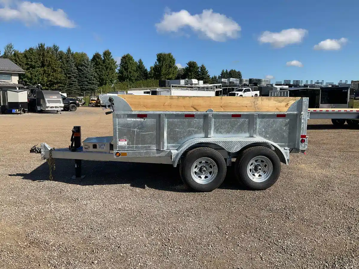 Gallery image 2 for New 2026 Canada Trailers 6X10 5 TON GALVANIZED Trailer - Dump