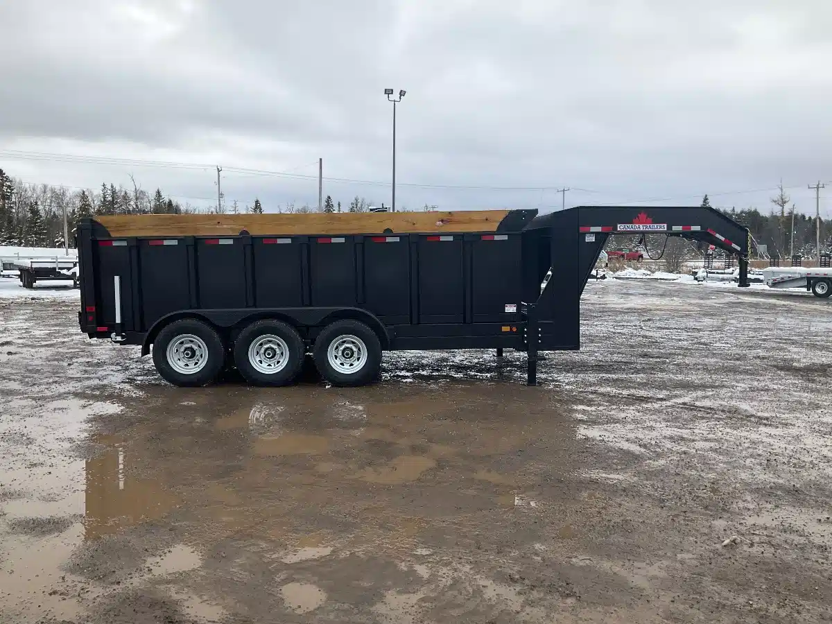 Gallery image 2 for 2026 Canada Trailers 83X16 10.5 TON GOOSENECK Trailer - Dump