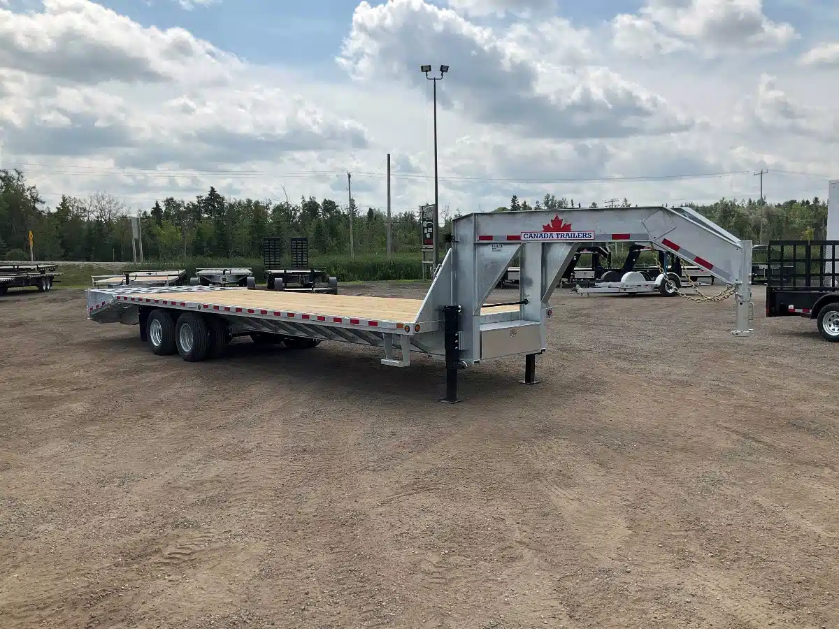 2026 Canada Trailers 8.5X30 12 TON GALVANIZED GOOSENECK Trailer - Flat Deck