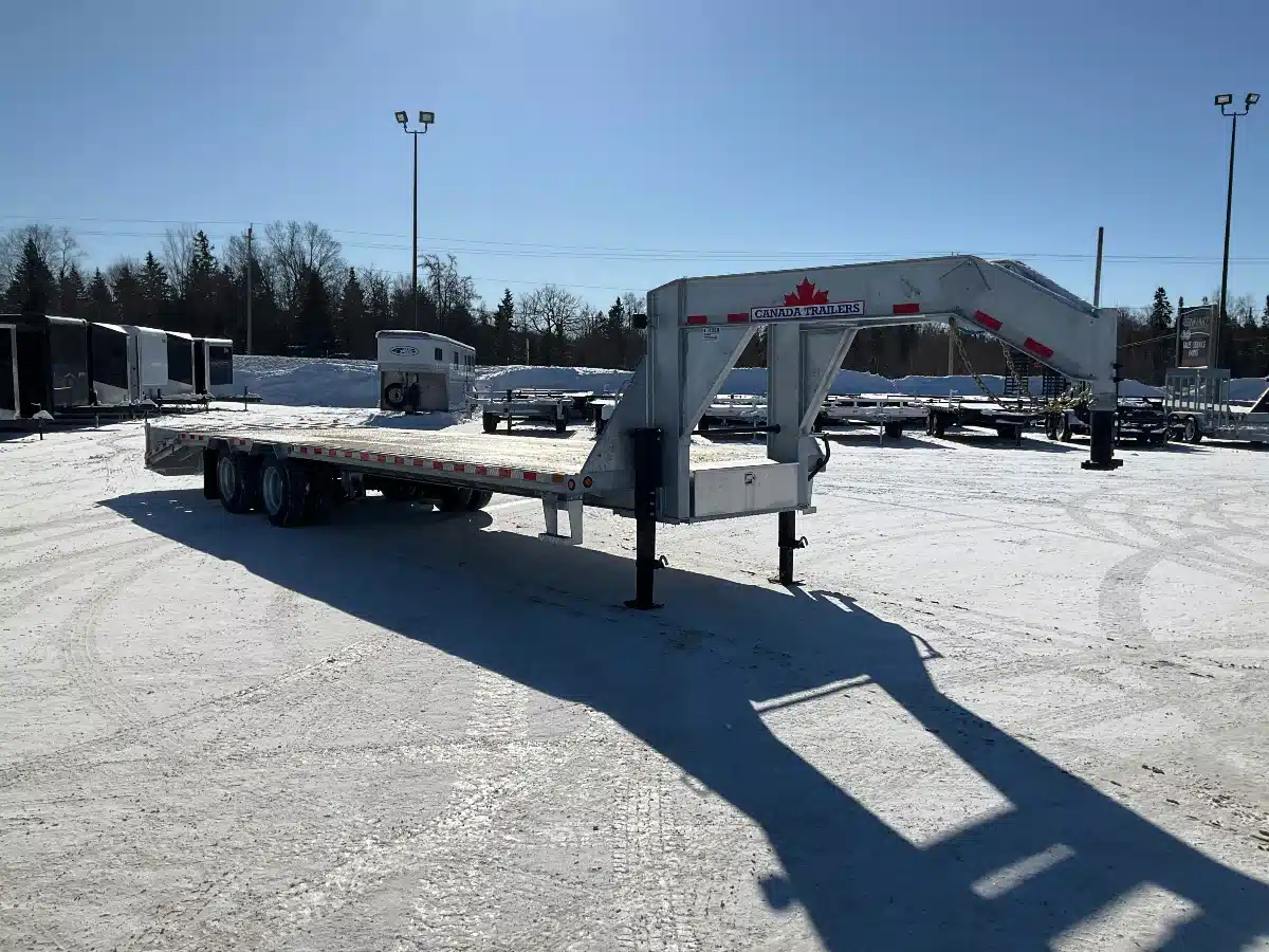 2026 Canada Trailers 8.5X30 15 TON GALVANIZED GOOSENECK Trailer - Flat Deck
