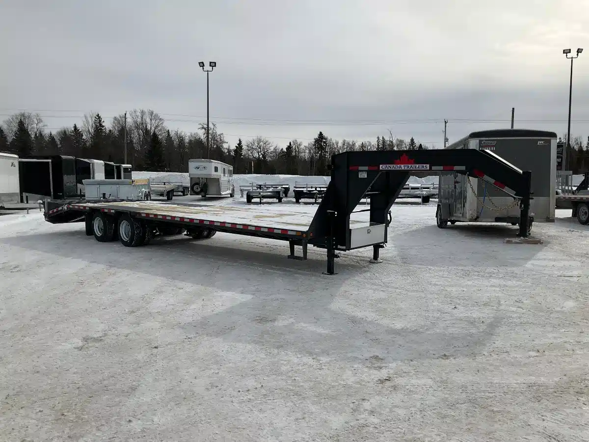 2026 Canada Trailers 8.5x32 15 Ton Gooseneck Equipment Trailer - Flat Deck