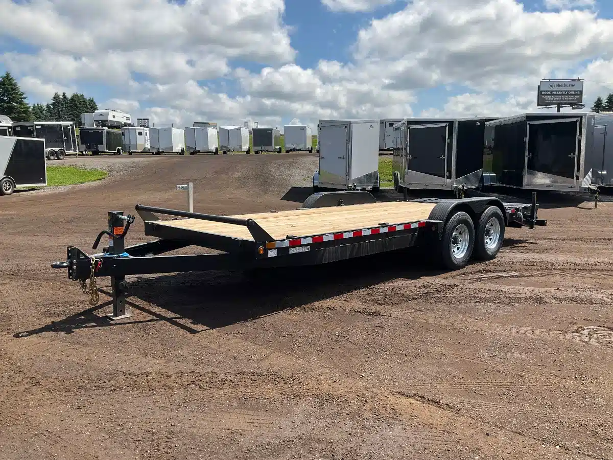 Gallery image 1 for 2027 Canada Trailers 82x20 7 Ton Equipment Trailer - Step Deck