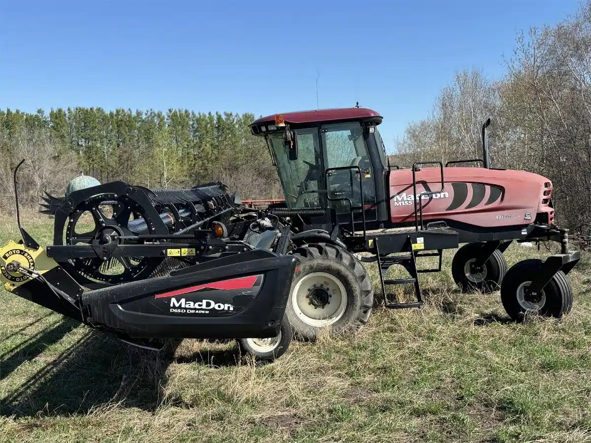 Image for Used 2015 MacDon M155 Windrower