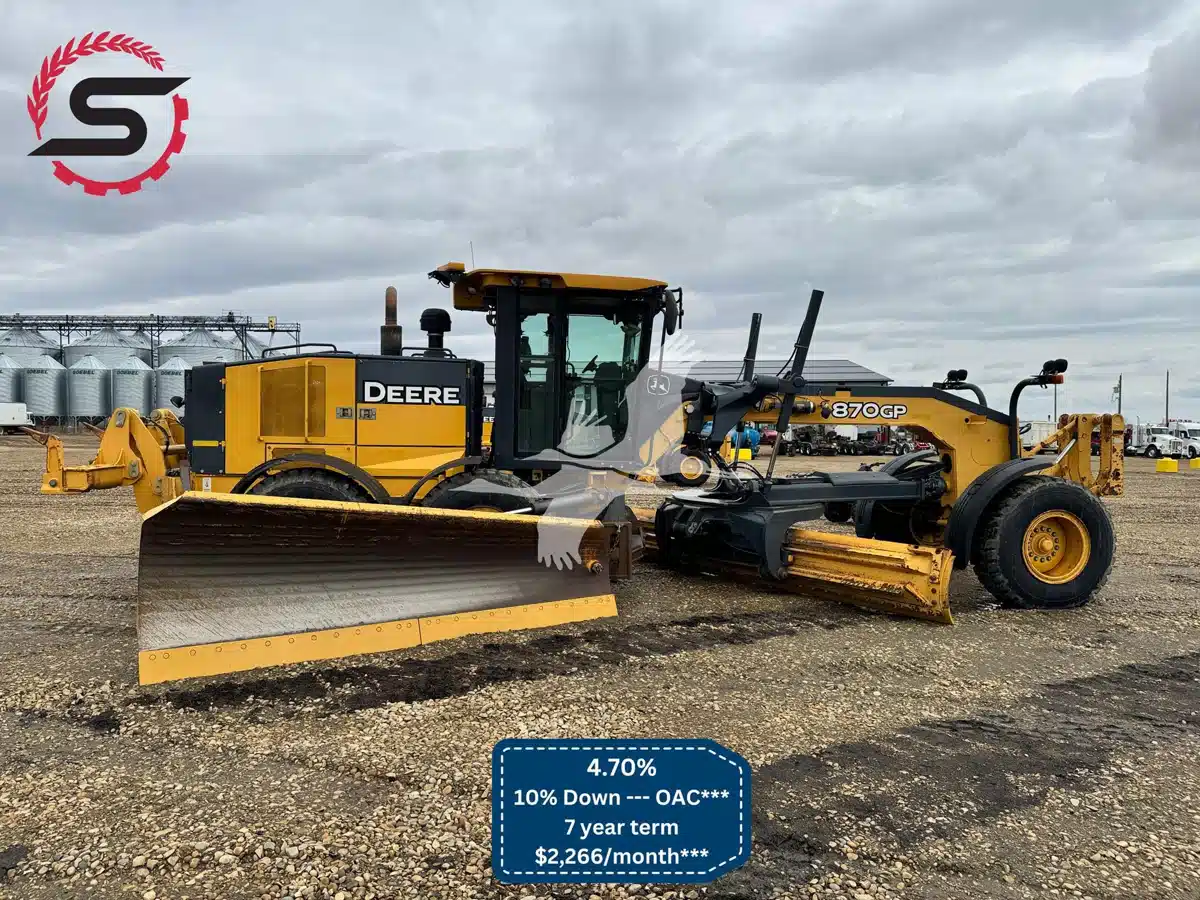 Gallery image 2 for Used 2011 DEERE 870GP Grader