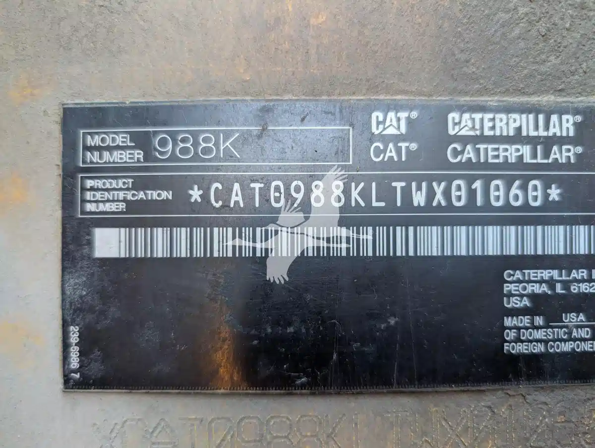 Gallery image 2 for 2016 Caterpillar 988K Wheel Loader