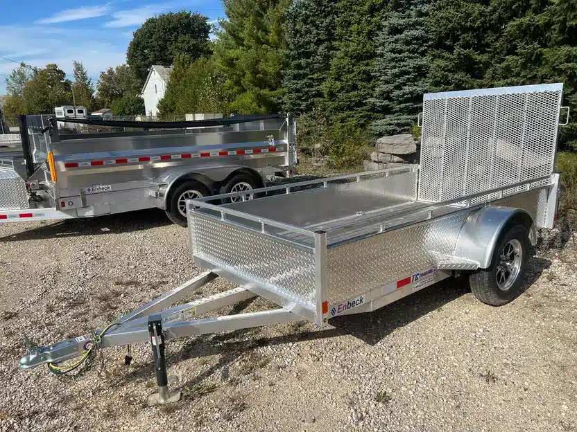 Gallery image 2 for Enbeck 5x10 Open Aluminum Utility - Demo Trailer