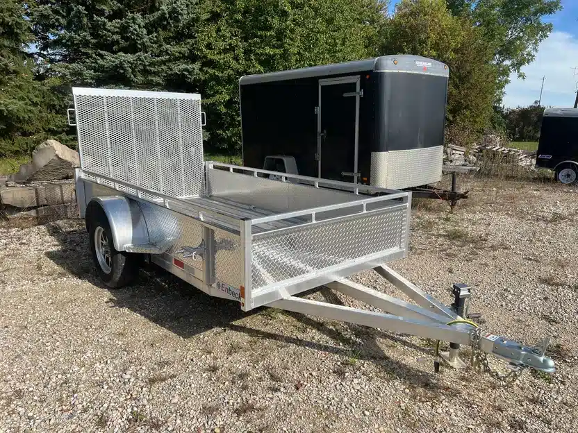 Used Enbeck 5x10 Open Aluminum Utility - Demo Trailer
