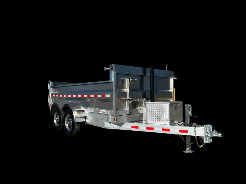 New Enbeck 6x12 5 Ton Aluminum Dump Trailer