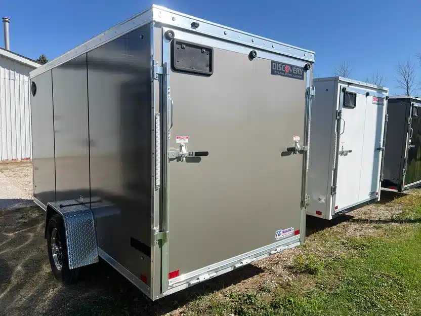 Gallery image 2 for New Discovery Trailers 6x12 Aluminum Enclosed Trailer