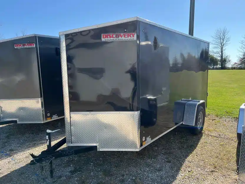 Gallery image 2 for New Discovery Trailers 6x12 Enclosed Ramp Door Trailer