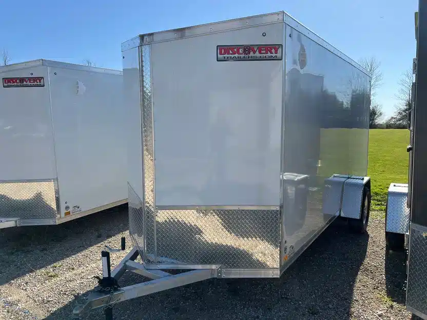 Gallery image 1 for New Discovery Trailers 6x14 Enclosed Aluminum Ramp Door Trailer