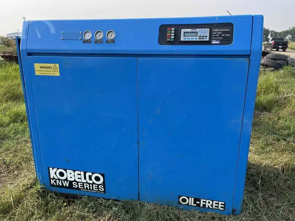 Used 2012 Kobelco Rotary Screw Air Compressor Air Compressor