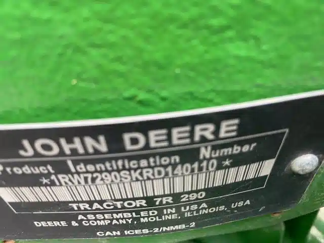 Gallery image 2 for John Deere 7R 290 Tractor