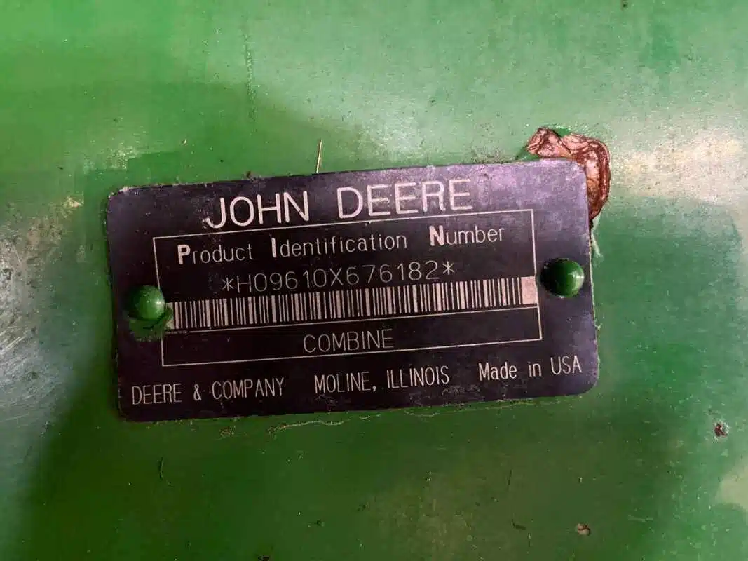 Gallery image 2 for Used 1998 John Deere 9610 Combine