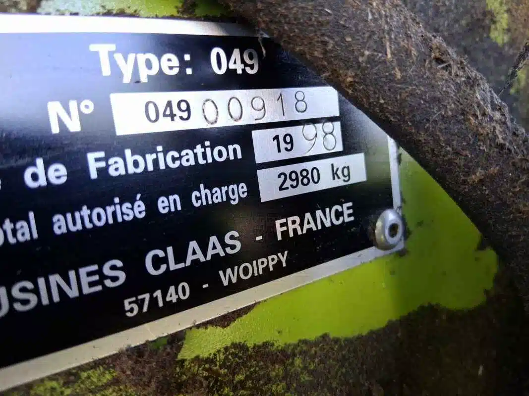 Gallery image 2 for 1998 CLAAS VARIANT 180RC Round Baler