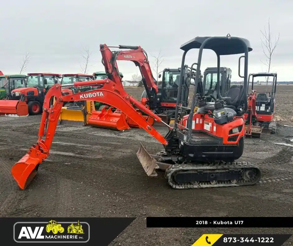 Gallery image 1 for 2018 Kubota U17 Excavator