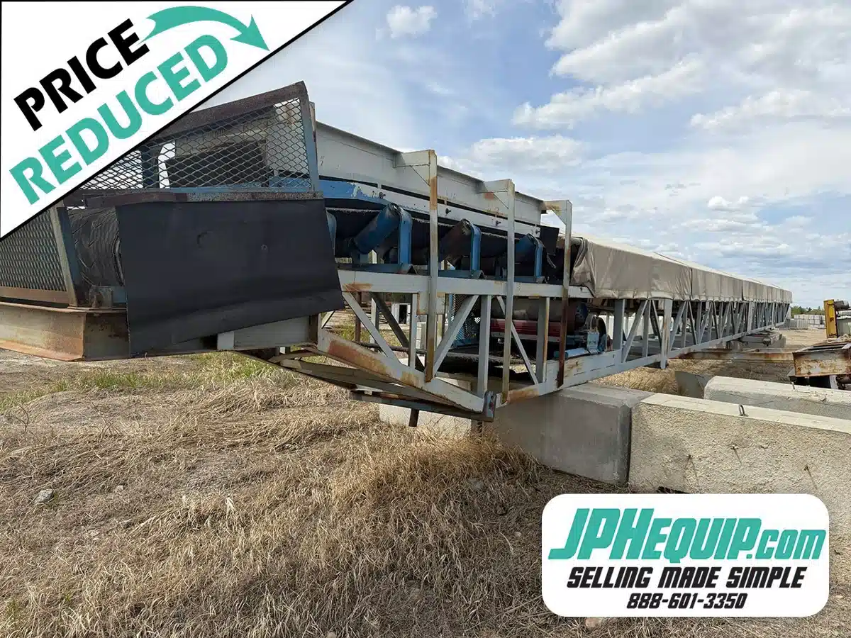 Gallery image 1 for Custom Trailer 100ft Stacker Belt Conveyor