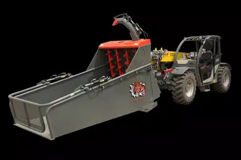 Straw Master Round Bale Processor