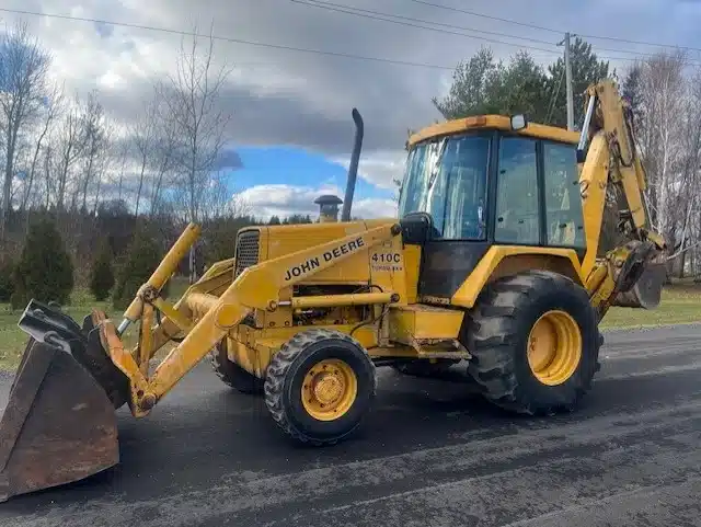 Used 1990 John Deere 410C Backhoe Loader