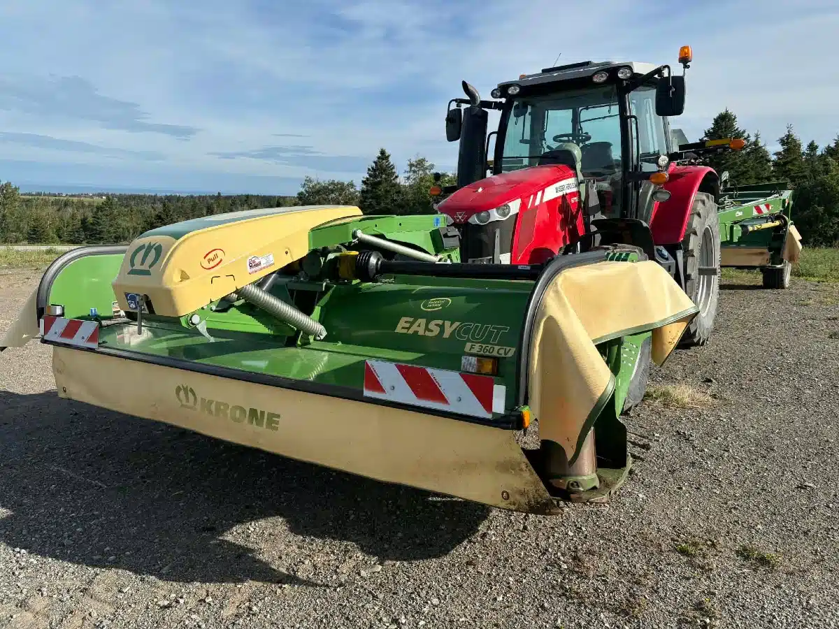 Used 2020 Krone EASY CUT F 360 M Disc Mower Conditioner