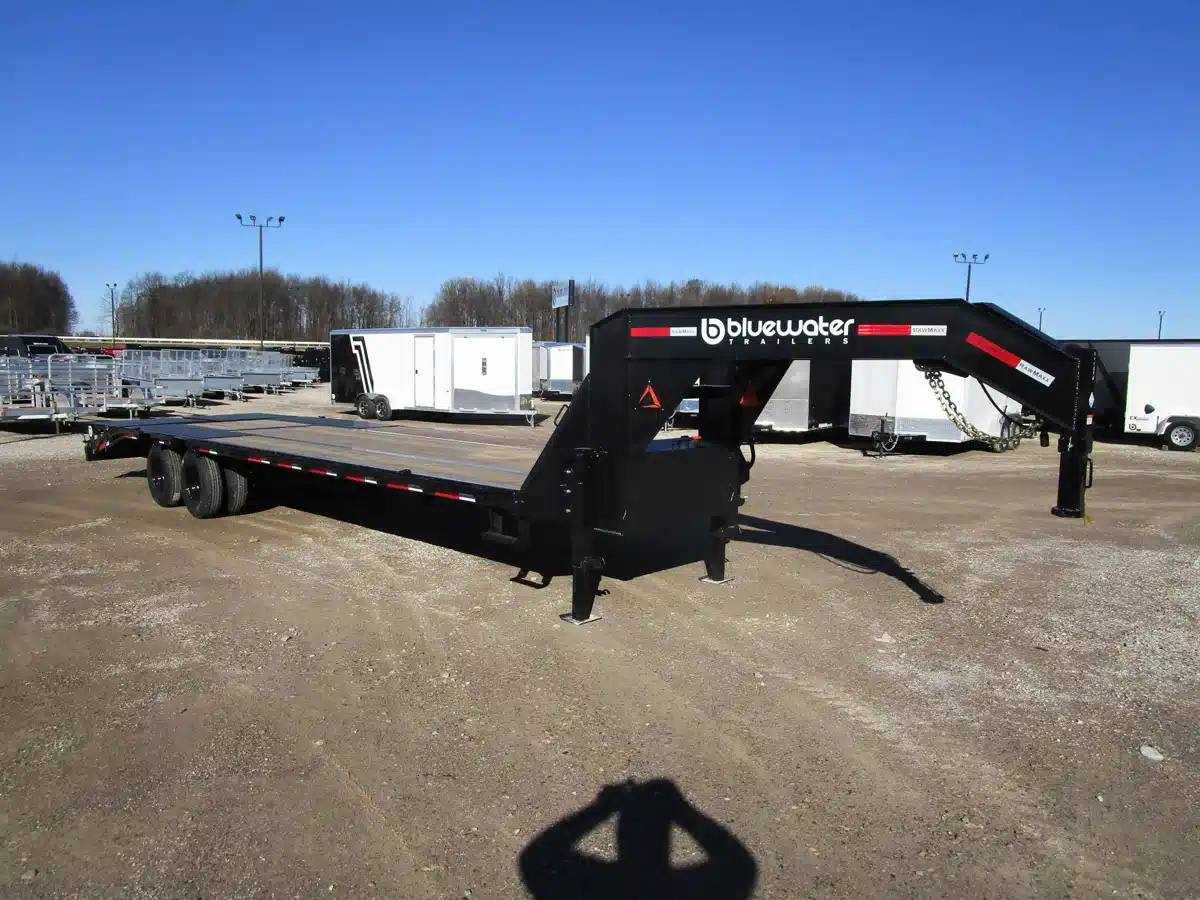 2024 RawMaxx FDX Tandem Axle Steel Gooseneck Trailer 20,000lb. Trailer - Flat Deck