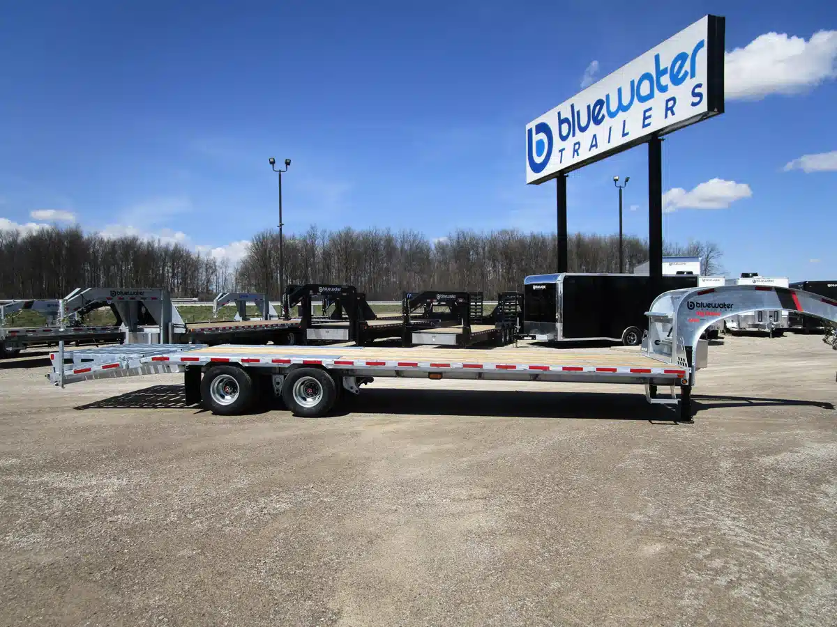 Gallery image 2 for 2024 K-Trail Galvanized Beavertail Gooseneck Trailer 28,075 Lb Trailer - Flat Deck