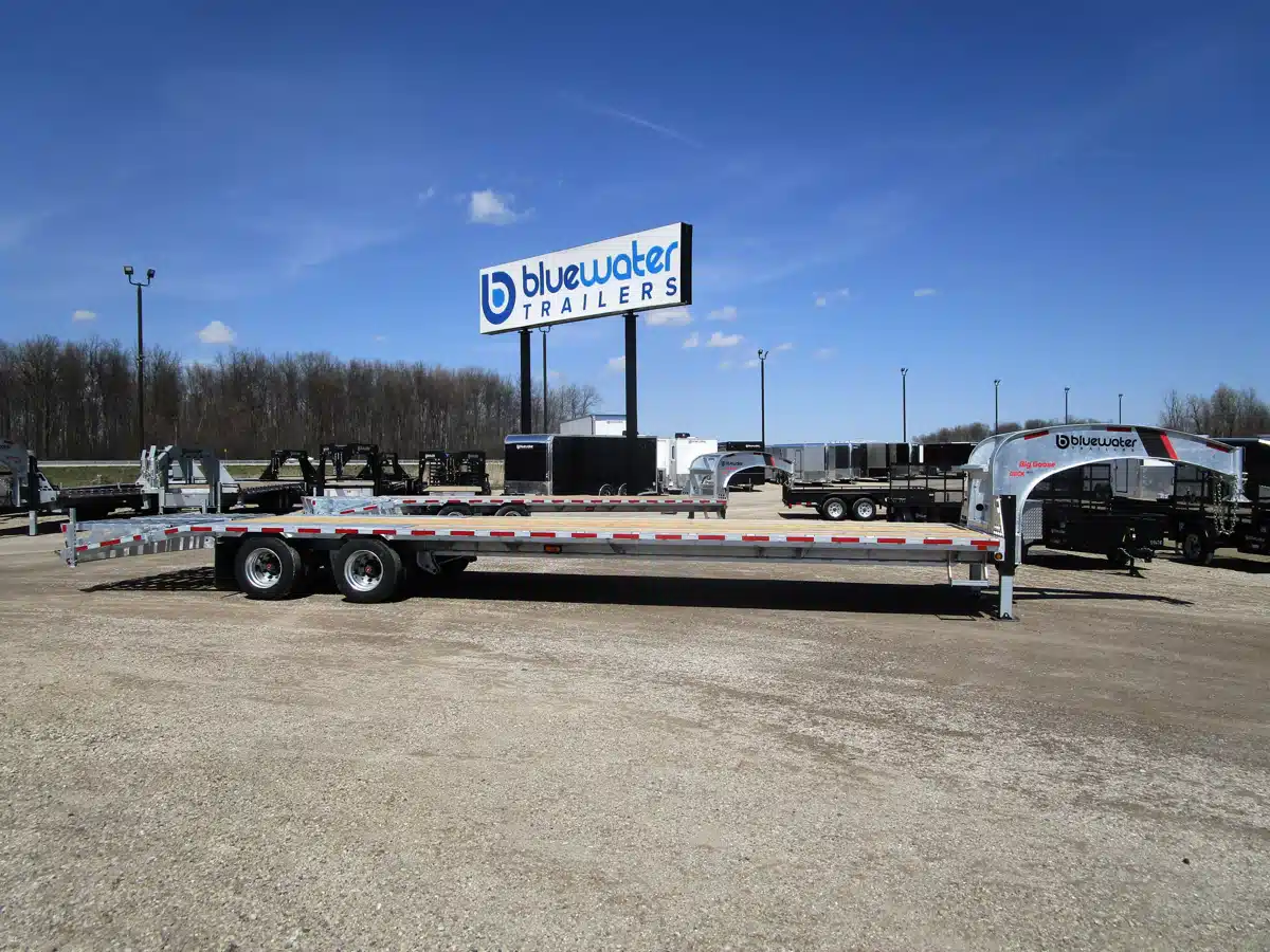Gallery image 2 for 2024 K-Trail Galvanized Beavertail Gooseneck Trailer 35,520 Lb Trailer - Flat Deck