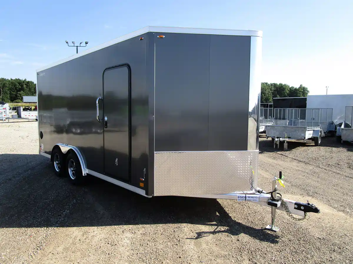 Gallery image 1 for 2025 Legend 8 Wide Aluminum Flat Top V-Nose Trailer