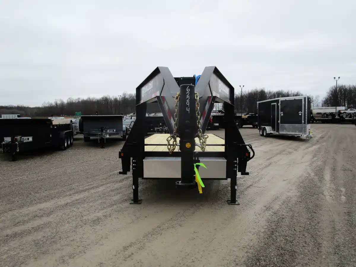 Gallery image 1 for 2025 Canada Trailers Straight Deck Gooseneck Deckover Trailer 15,120 lbs. GVWR Trailer - Flat Deck